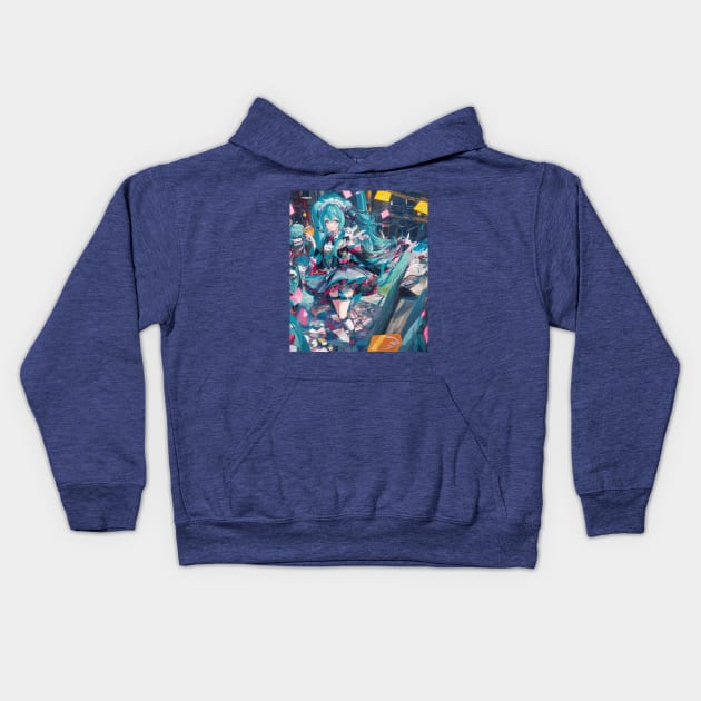 Hatsune Kids Hoodie by Prossori